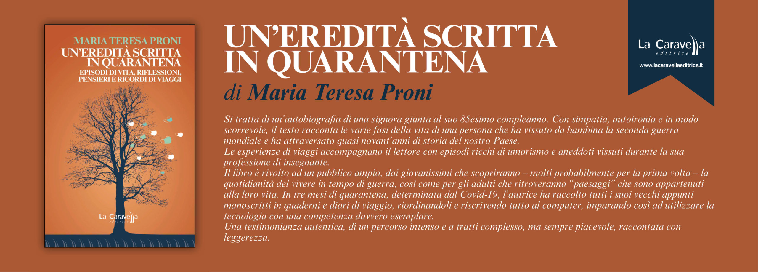 NUOVE USCITE: UN’EREDITÀ SCRITTA IN QUARANTENA