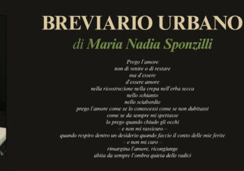 NUOVE USCITE:  BREVIARIO URBANO – Pregare come vizio capitale di Maria Nadia Sponzilli
