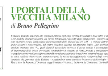 NUOVE USCITE: I portali della vecchia Milano Bruno Pellegrino