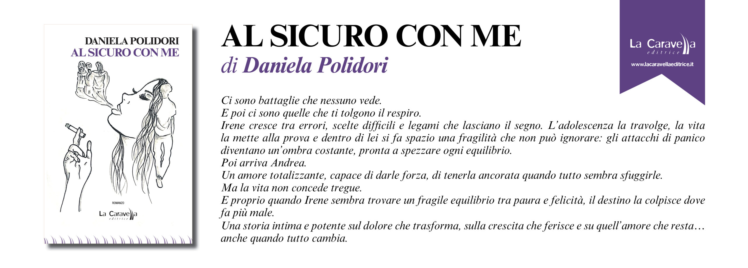 NUOVE USCITE: AL SICURO CON ME di Daniela Polidori